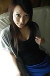 Ásia Morena Kazumi quer para mostrar ela Impressionante buceta e Cuzinho