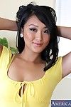Asian pornstar Evelyn Lin is ready for some cum shots after hardcore sex.