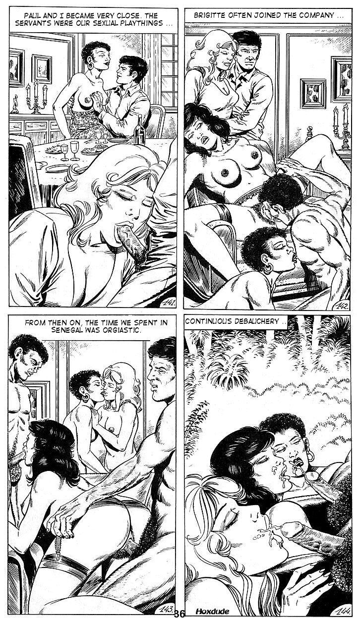 seksi Sarışın ve Esmer içinde Hentai Manga çizgi roman