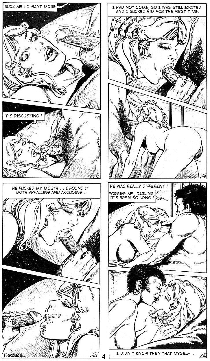 сексуальная Блондинка и Брюнетка в хентай манга комиксы