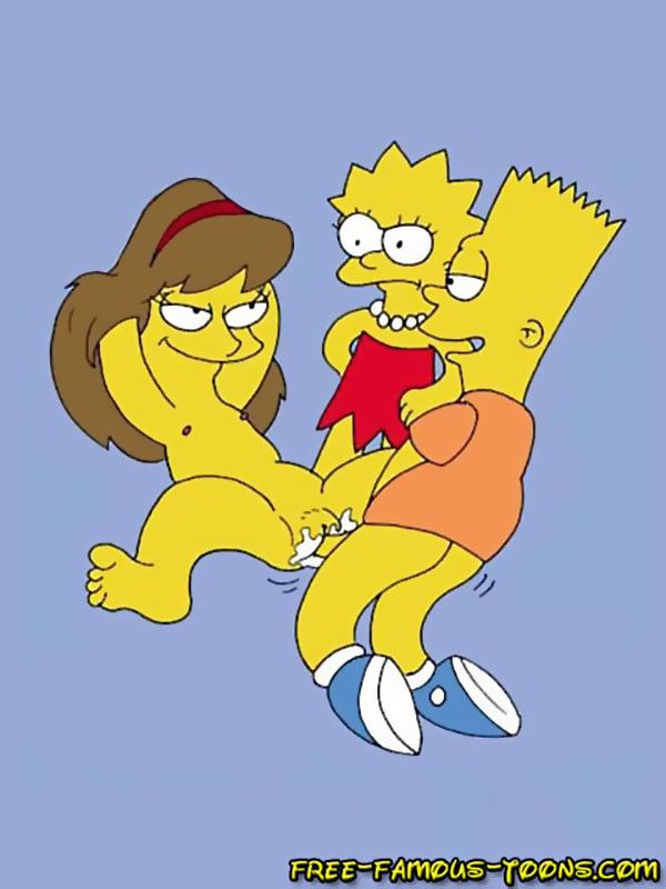 bart e Lisa simpsons orgia