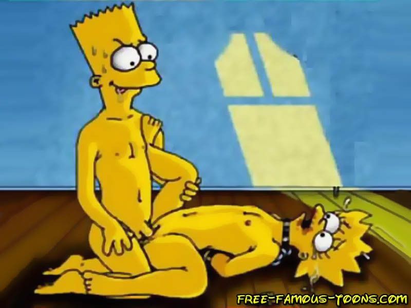 bart et Lisa simpsons célèbre Dessin animé Sexe