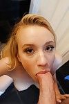 Teen girl Bailey Brooke ravishing cum on face exactly after hammering immense phallus