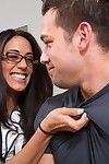 The frisky Latina chick Lyla Storm is getting some creamy sperm in mouth after hard fuck