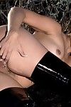bruna babe Dana Vespoli in coscia Alta Lattice Tette mostra off Il suo Perfetto Culo e Succosa strappare
