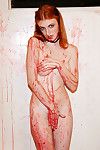 讨厌的 玫瑰 lidikay 创建 一个 工作 的 艺术 与 她的 性感的 恋物癖 裸体的 构成