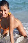 latina teen với lớn bộ ngực Samira giả trong gợi cảm Bikini dã ngoại nào