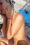 Blonde girlfriend gets fucked on the beach in the homemade action
