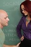 Busty teaser Jayden Jaymes stripped and pounded hardly in the classroom