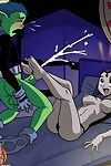 Teen Titans - Raven fingering Beast Boy