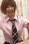 Hot Eastern schoolgirl Kotone Aisaki opens to find out the secrets to dear oral job act of love submission