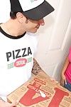 Pizza spinka sub daje Twarda kiełbasa w Zmysłowy japoński bombita Jessica Bangkok