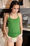 Oriental chicito Amai Liu obtains slutty in the kitchen so her girl-on-girl associate bring over some splendid sex-aids