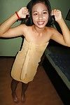 Pieds nus Thai Hooker pattay sportif creampie exactement après unshaved Arracher Le martelage