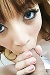 Spectacular Japanese Mai Serizawa tills her shows off her fellatio submission skills and likes exquisite cock juice shots