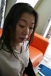 Chinees rust brunette haar Yoshiko Makihara is resultaat uit in Aantrekkelijk buis