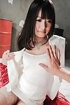 Eastern hotty in nylons Kotomi Asakura gains her cum-hole played with and humped