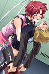 Curvy scuro Marrone in Anime vista in Per Ingannare e soffiano schlongs