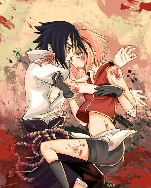 sasuke Avec un incrément de Sakura bizarre Hentai pervers